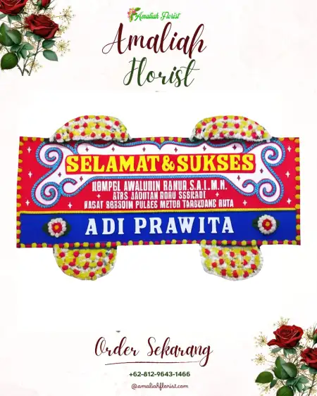 Papan Bunga Ucapan Selamat Yosowilangun Lor